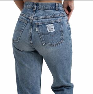 Vintage Rare Levi's San Francisco Mom Jeans White Tab Size Junior's 11